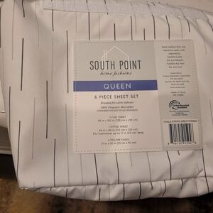 POLYESTER MICROFIBER QUEEN FLAT SHEET &2 PILLOW CASES New